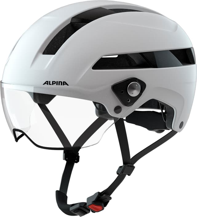 alpina SOHO VISOR casque de vélo blanc