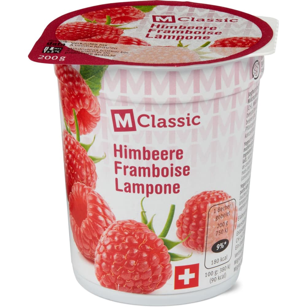 M Classic Yogourt Framboise Migros