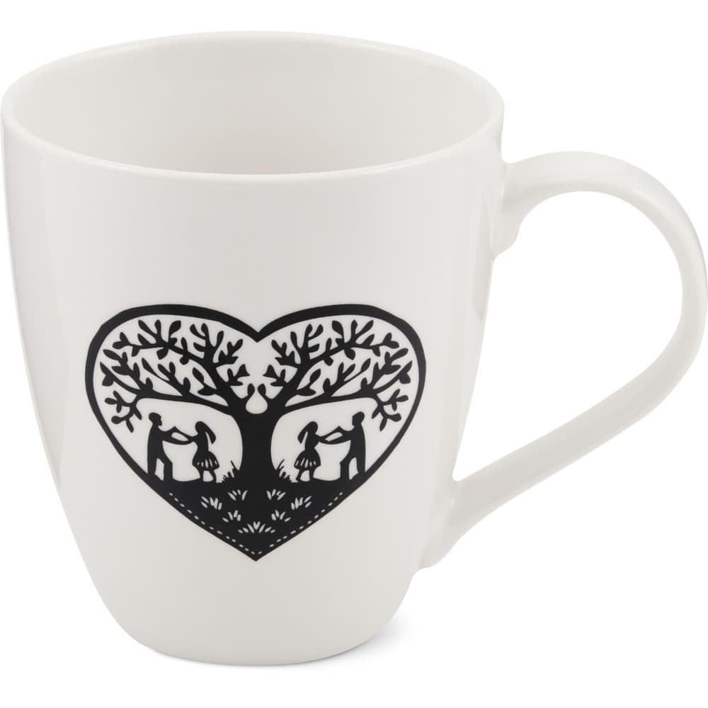 Good Old Friends Tazza In Porcellana A Forma Di Cuore Con Candela, Regalo Di Compleanno Originale Senza Calorie
