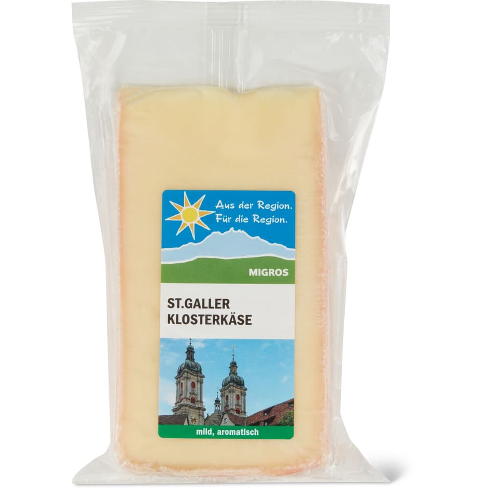 Stgaller Klosterkäse · Fromage Suisse à Pâte Mi Dure Gras Au Lait Pasteurisé • Migros 