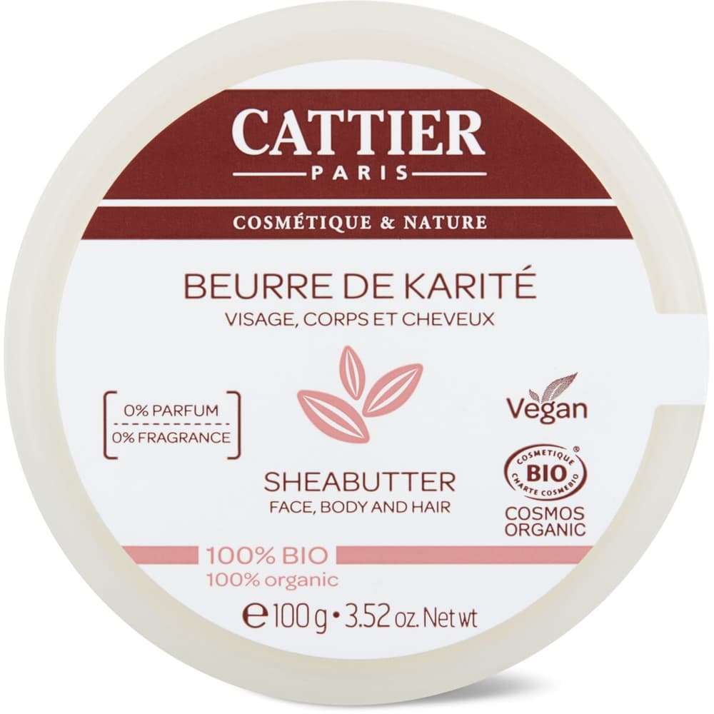 🌺🌿 Beurre de Karité Miel – 100g – Cattier
