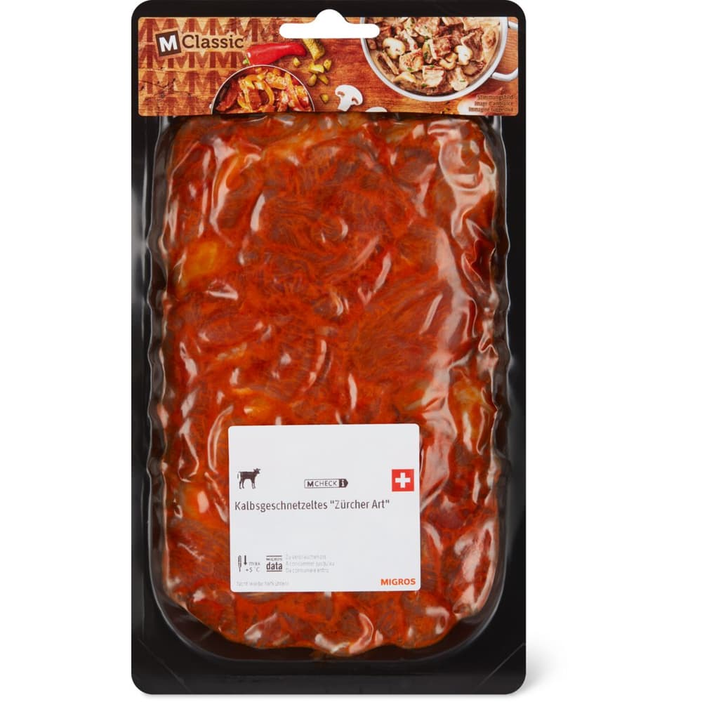 M-Classic Kalbsgeschnetzeltes Zürcher Art • Migros