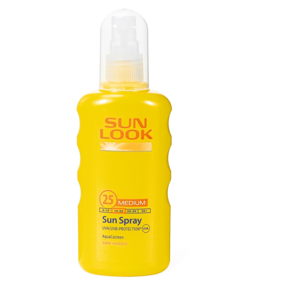 Sun Look Sun Spray · Sonnenschutzspray · 25 Medium, water resistant ...