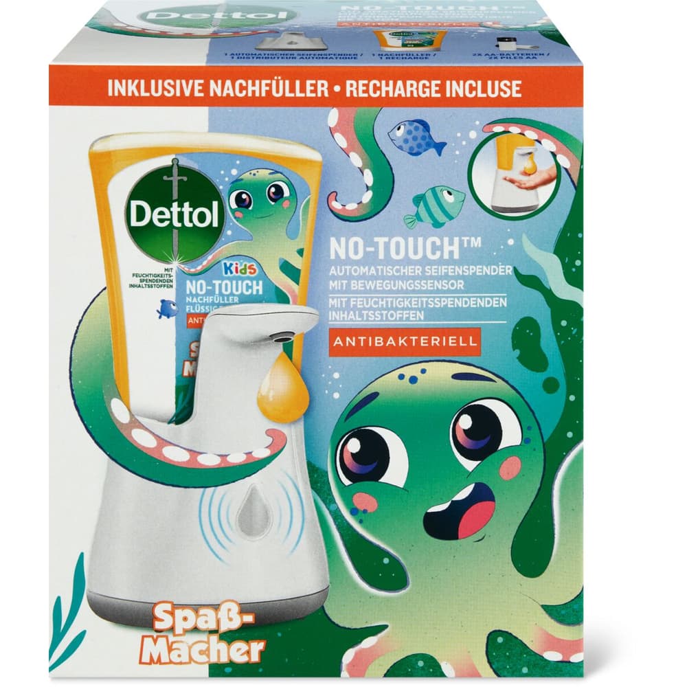 Kit Distributeur Dettol No-Touch Avec Savon - Référence 3059948005711 - Neuf
