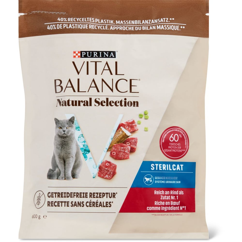 Vital Balance Natural Selection · cibo secco per gatti · Manzo • Migros