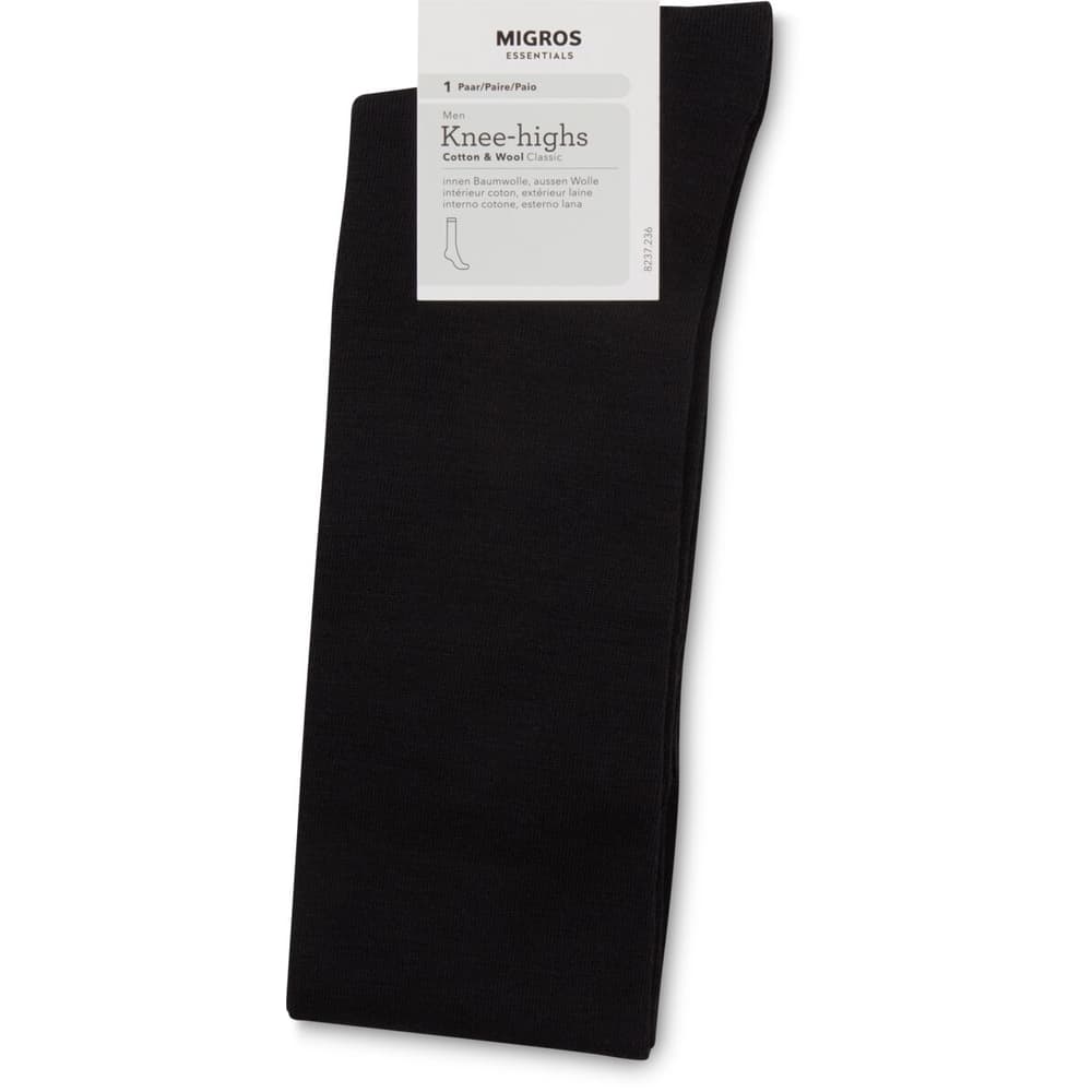 Men's knee socks Cotton & Wool 1-prs • Migros