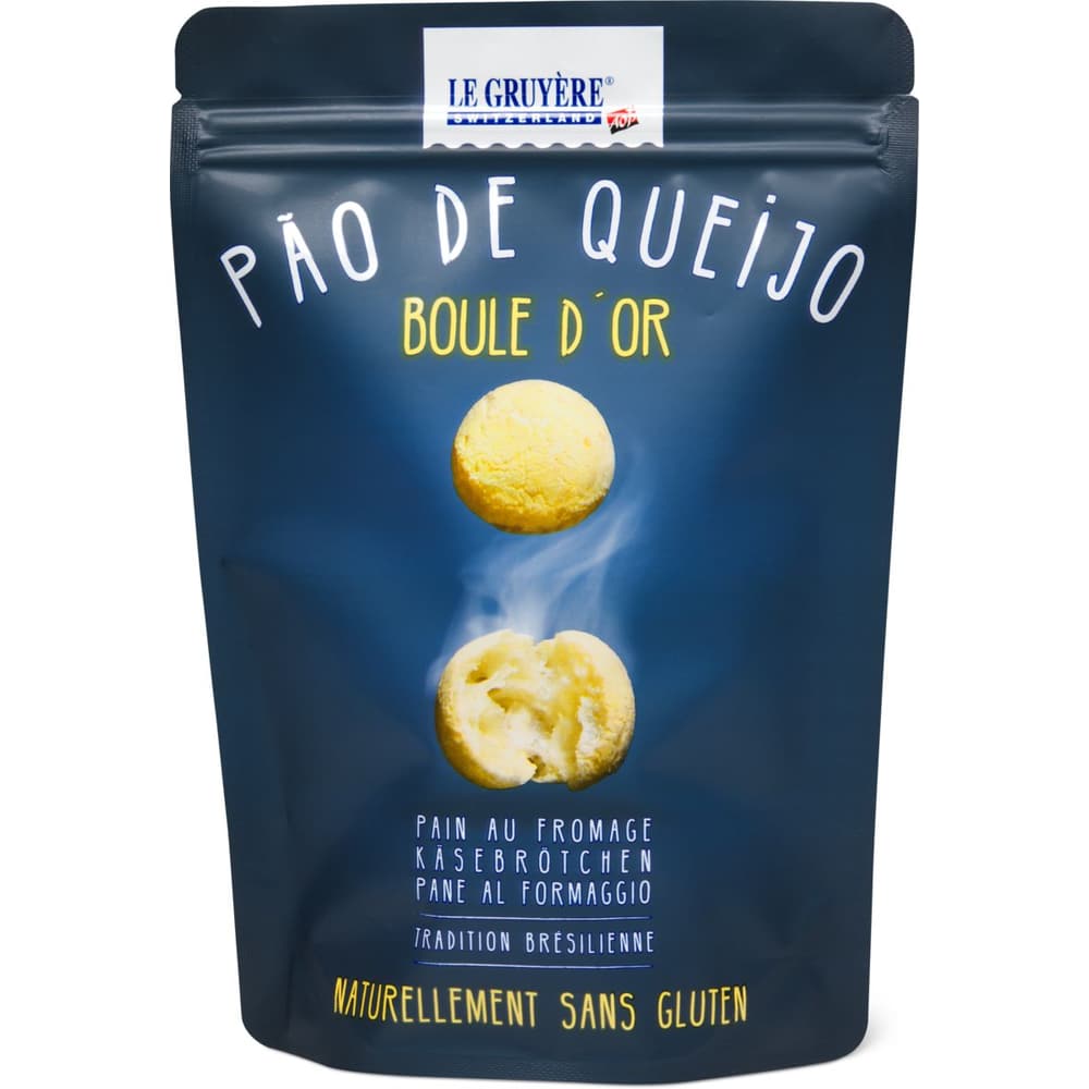 Kaufen Boule d'or Le Gruyère · Käsebrötchen · Pao de queijo • Migros