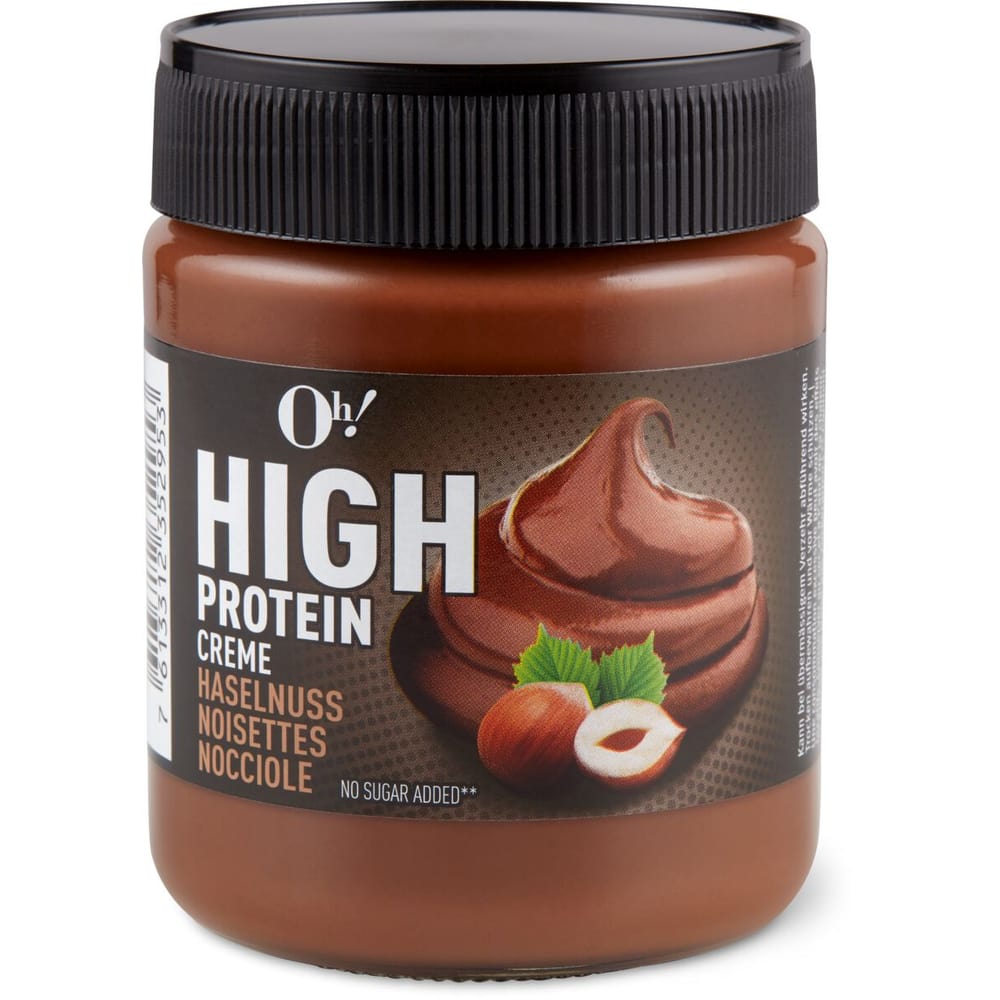 Achat Oh! High Protein · Pâte à tartiner au chocolat et aux noisettes •  Migros