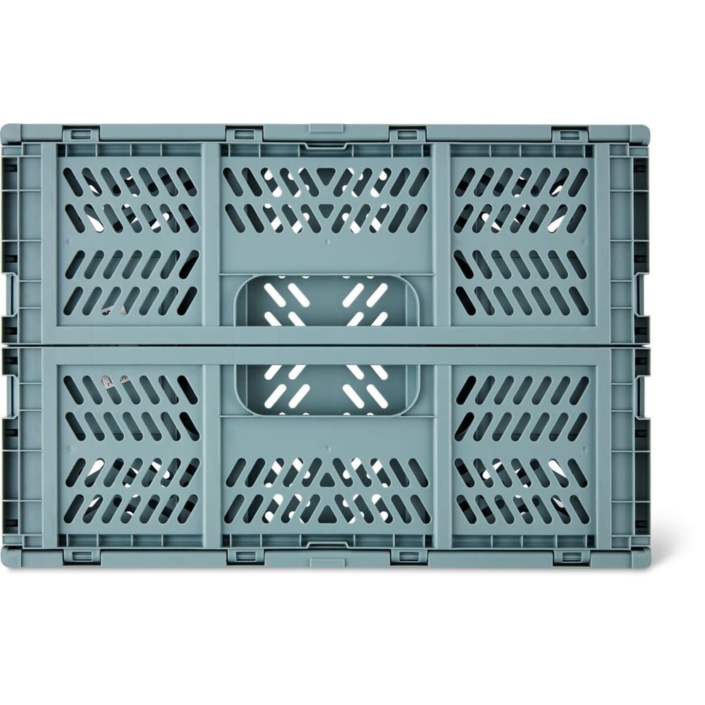 Robusta Scatola Pieghevole Effetto Legno, 40 X 30 X 16,3 Cm (16 L - Foto 4