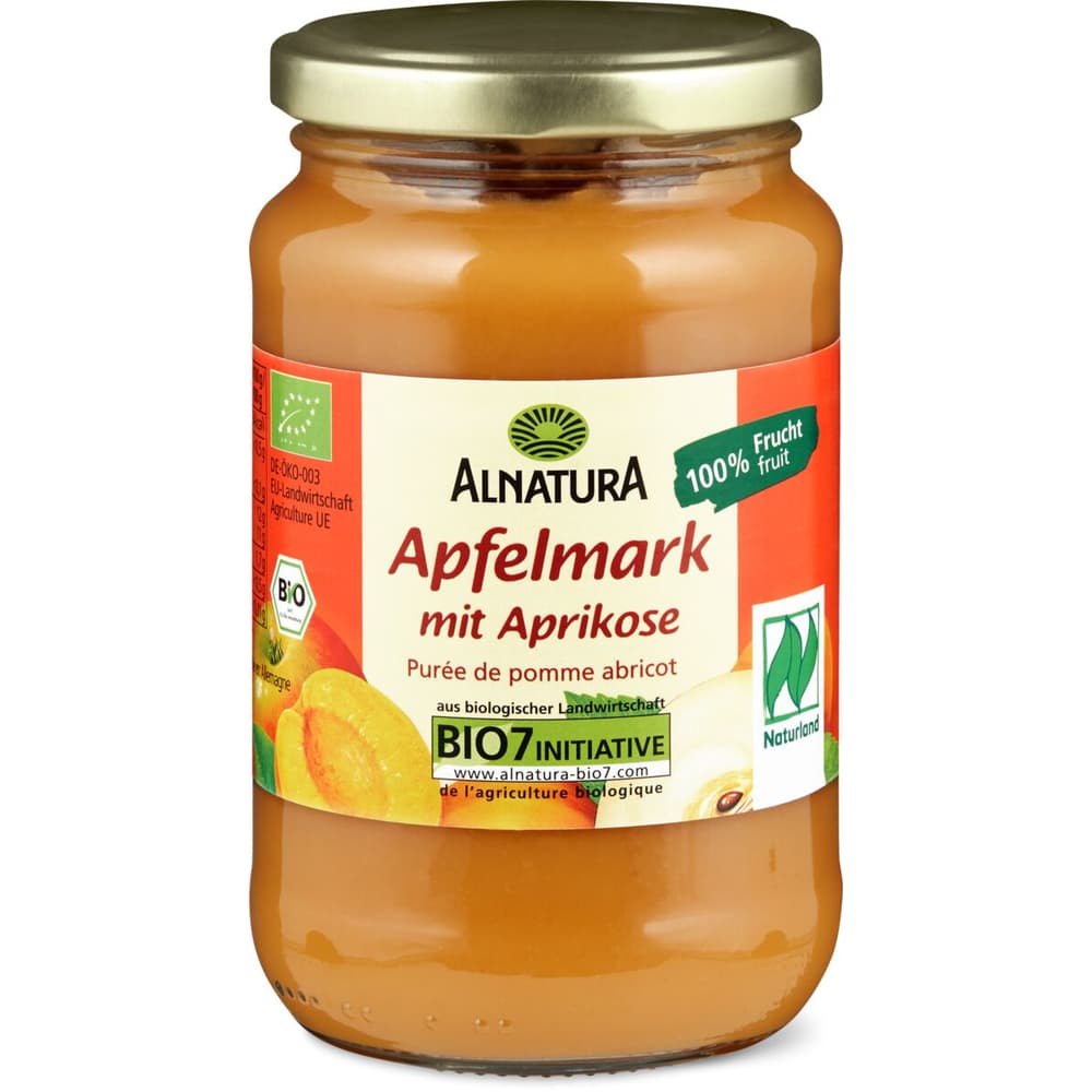Alnatura · Compote de pomme · aux abricots • Migros