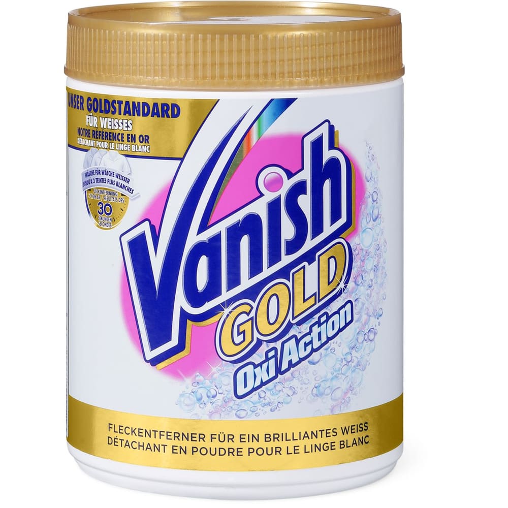 Vanish Oxi Action Anwendung Waschmaschine