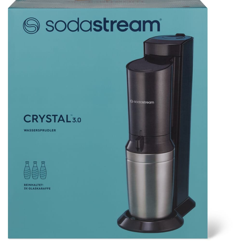 SODASTREAM CRYSTAL CQC MEGA BLACK/METAL • Migros