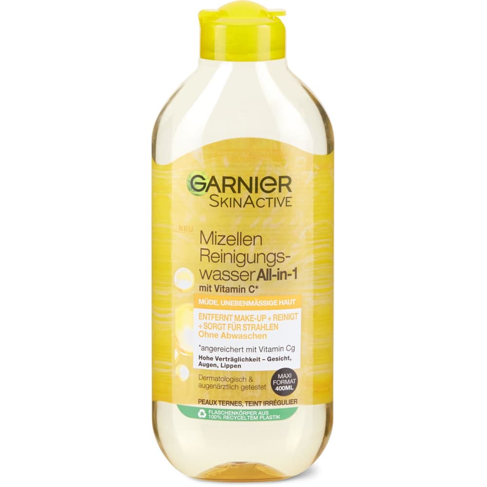 Mizellen unebenmässige Skin Reinigungswasser Migros · · Garnier Haut Active • Müde, Kaufen
