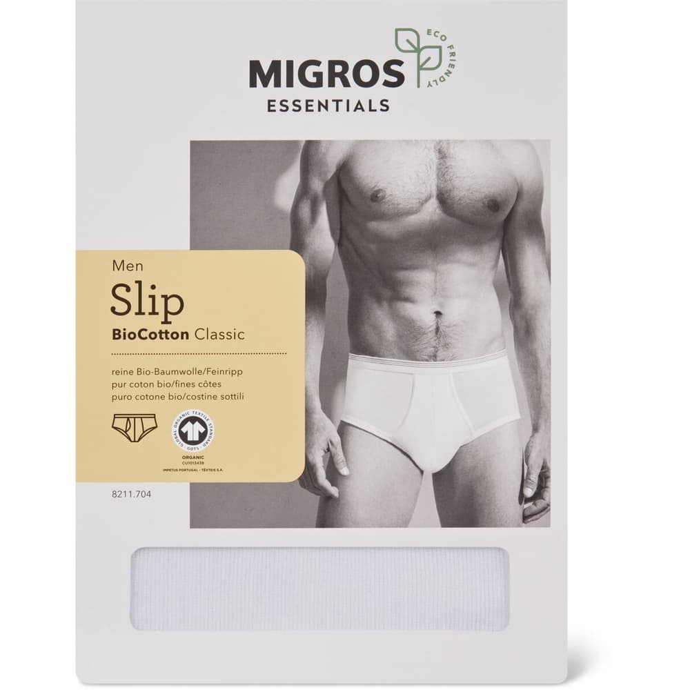 Buy MEN'S SLIP CLASS_S,white • Migros