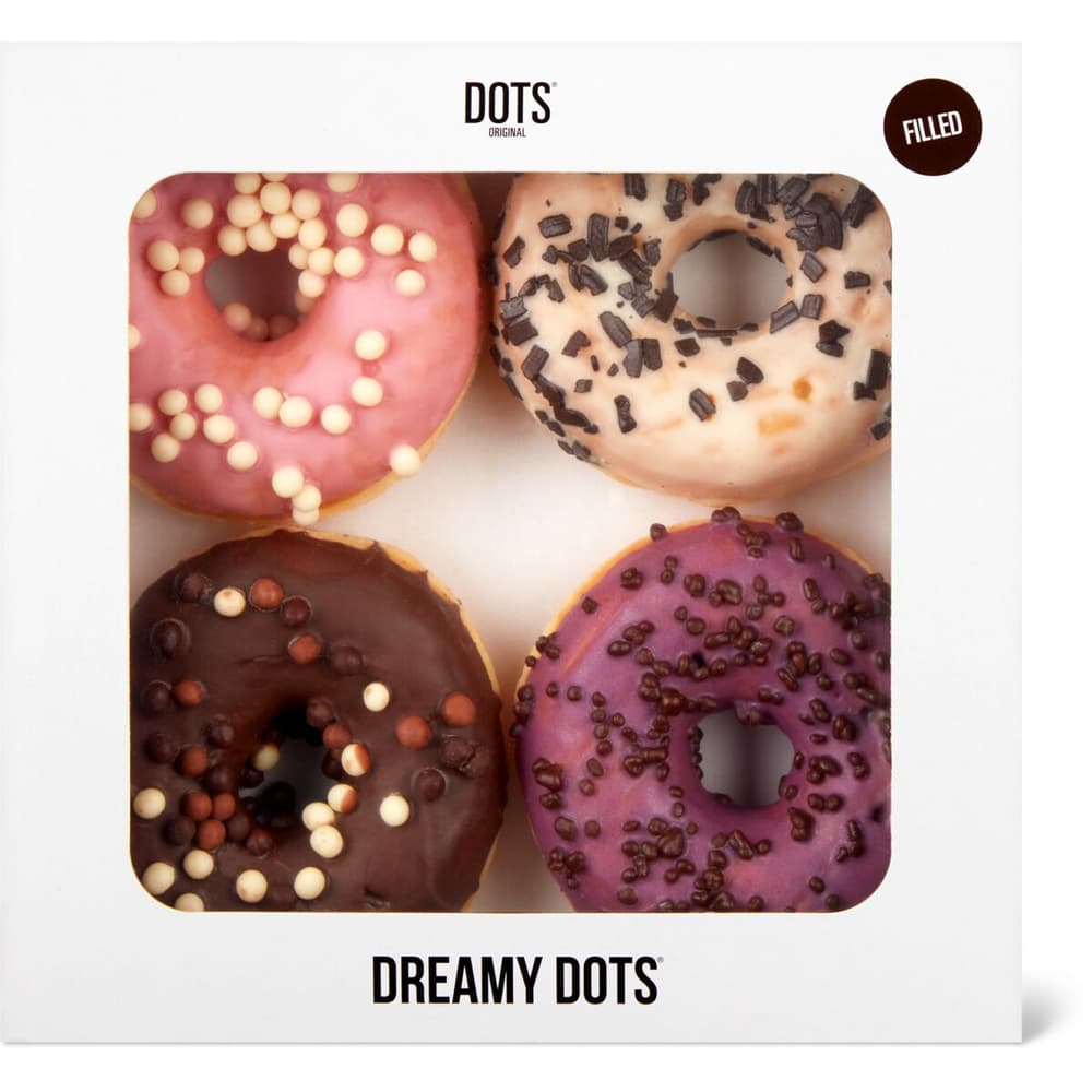 Donuts 4 pièces Dreamy cocoa / creme • Migros