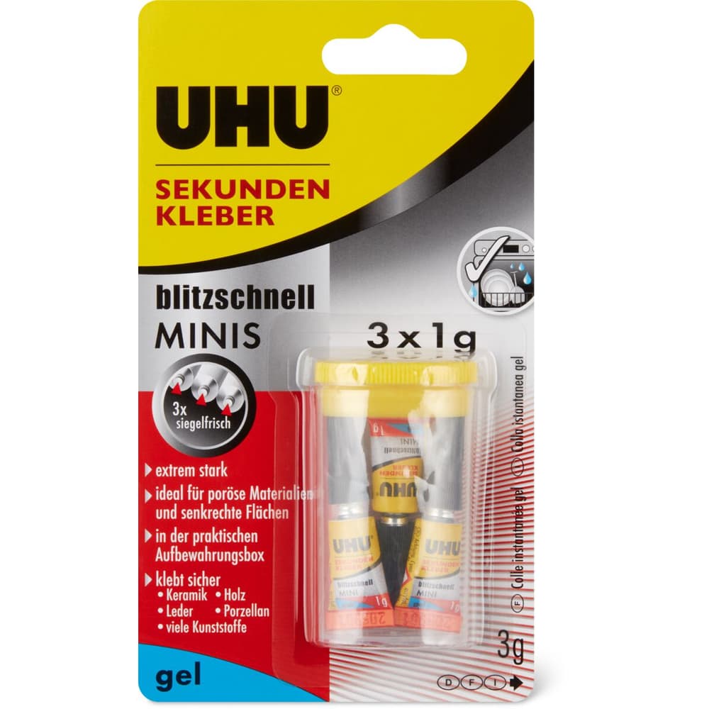 Acquista UHU Minis · Colla tubolare ultra rapida • Migros