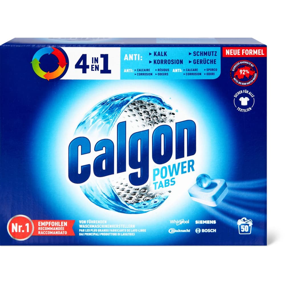 Buy online Anti-limescale Calgon Power 3-in-1 Gel Washing machine 750 ml 15  Washes Calgon