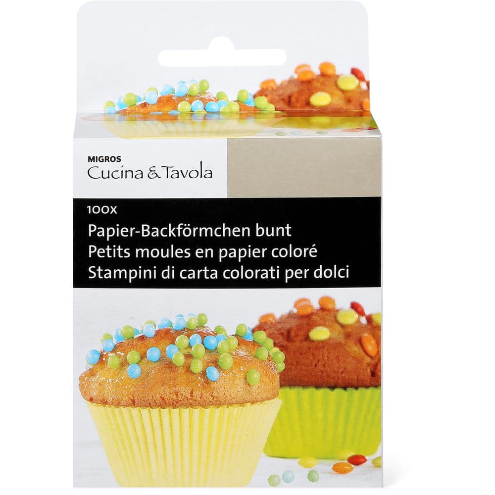 Acquista Cucina & Tavola · Stampini di carta colorati per dolci • Migros
