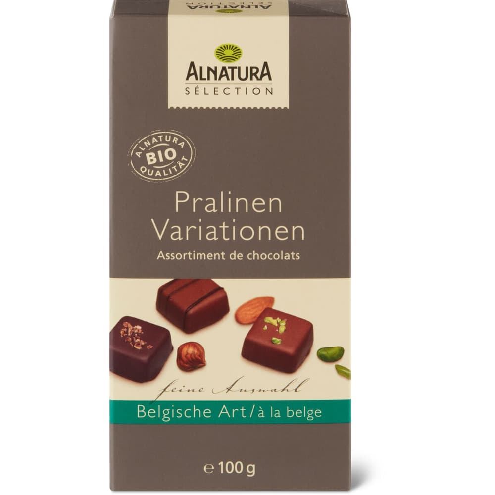 Alnatura Sélection Bio Pralinen Variationen • Migros Online