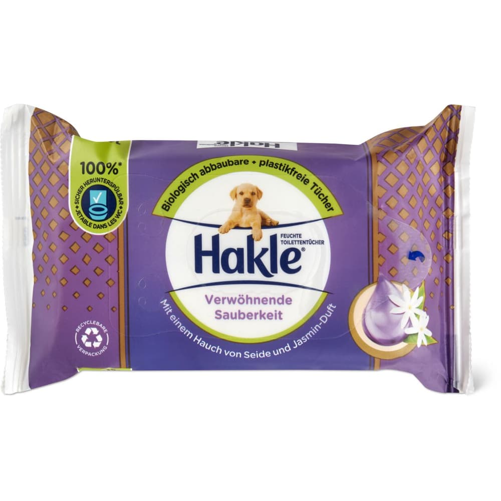 Hakle Boîte de lingettes humides avec aloe vera & camomille 42