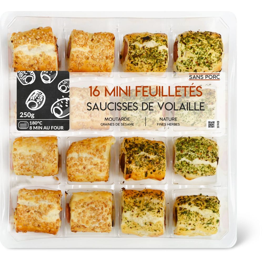 Mini feuilletes saucisse • Migros