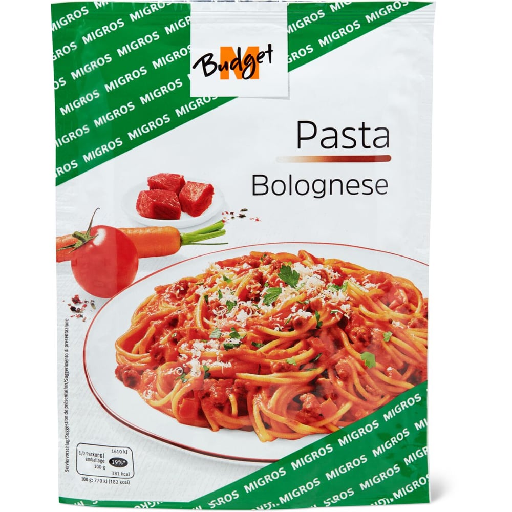 Buy M-Budget · pasta bolognese • Migros