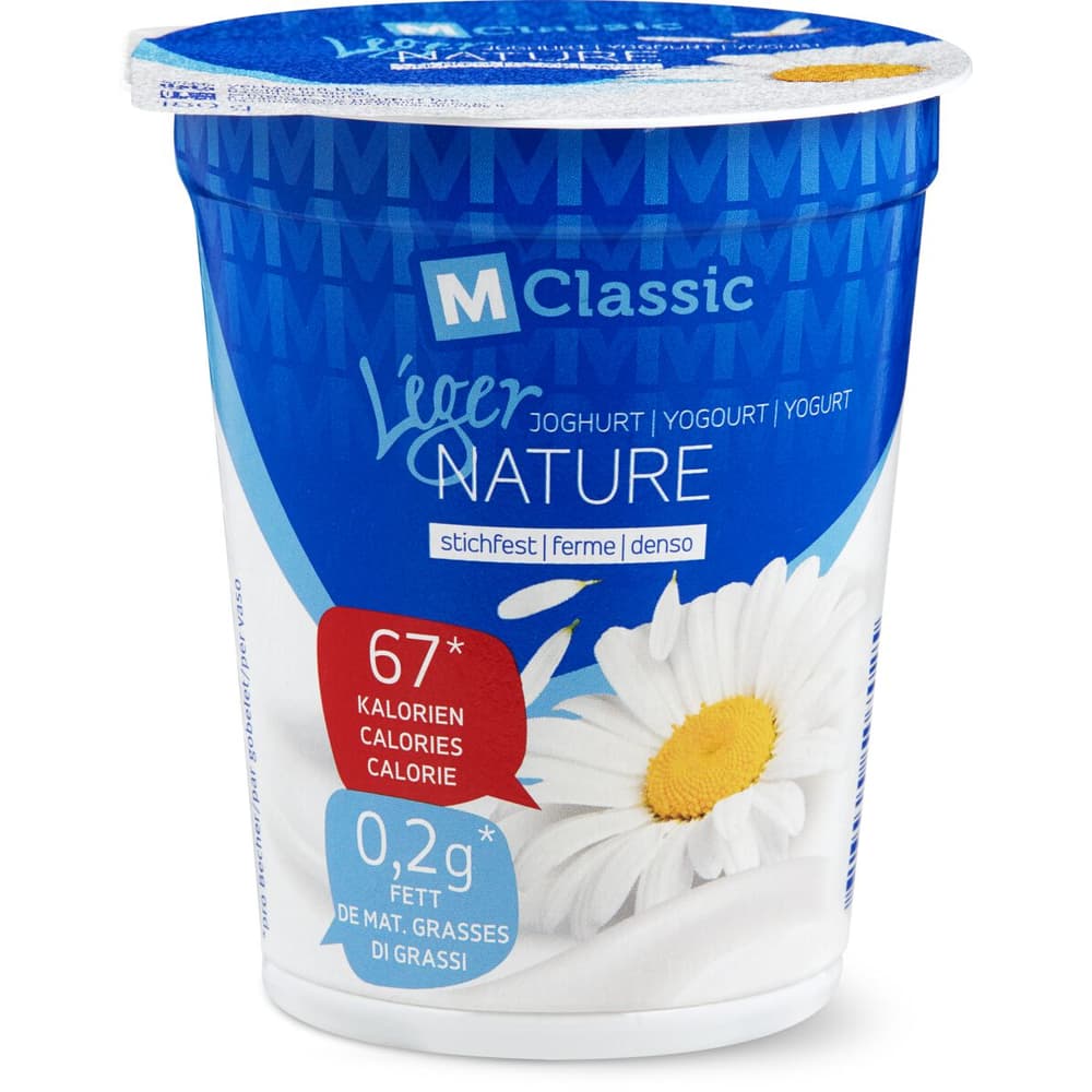MClassic Léger · Yogurt denso · Nature • Migros