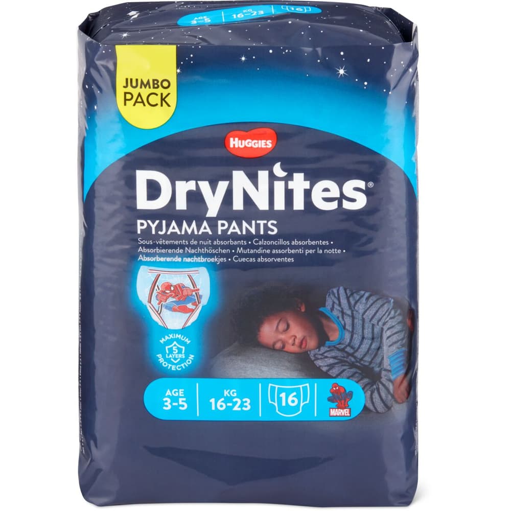 Achat Huggies DryNites · Couches de nuit · 3 à 5 ans, 16-23 kg • Migros