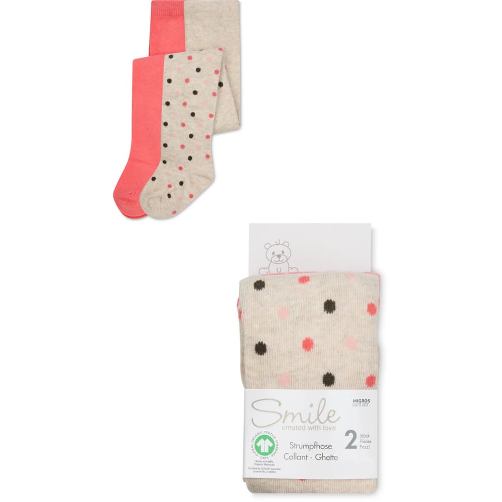 3 COLLANTS BÉBÉ/ENFANT COULEUR ECRU - Taille 62-146 (Lot De 3), 70% Coton, Fabriqué En UE