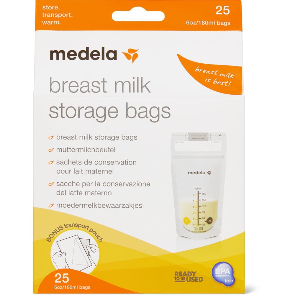 Acquista Medela · Sacchetti di conservazione per il latte materno · Con  sacchetto di trasporto • Migros
