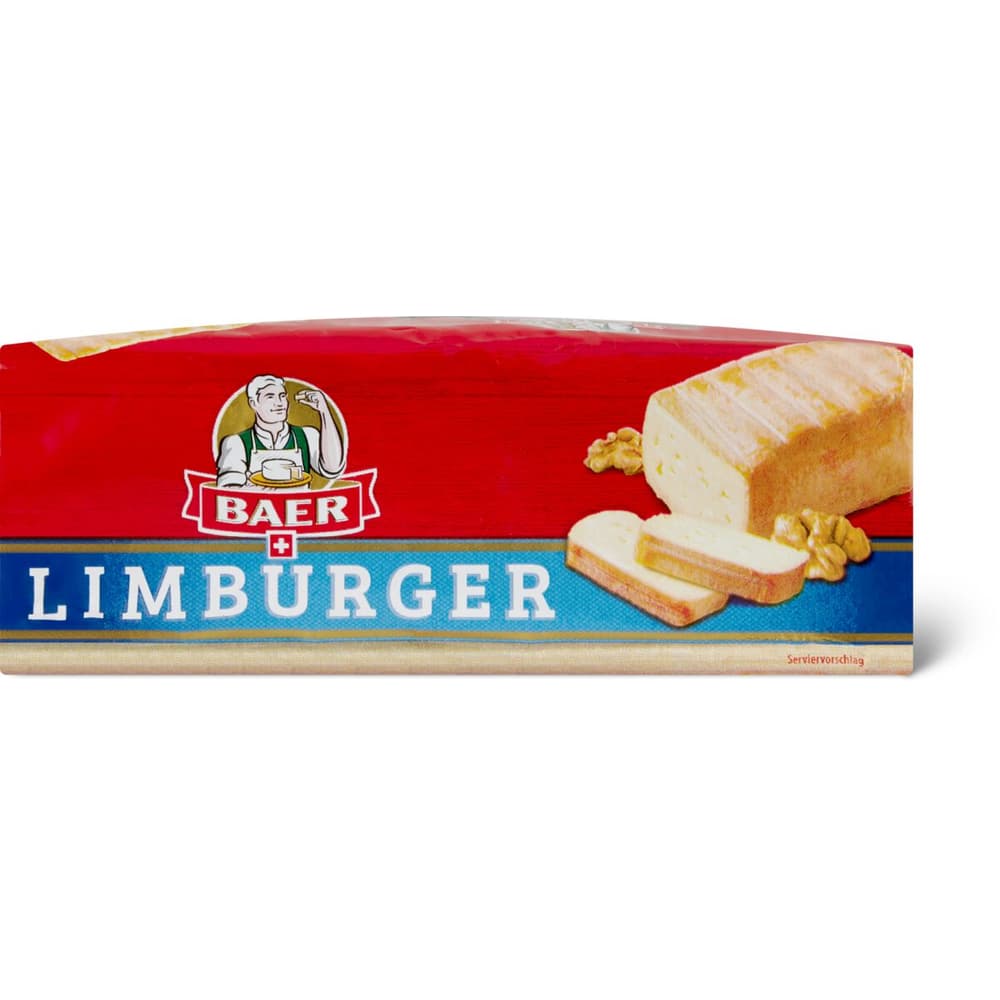 Baer Limburger Classique · Schweizer Weichkäse, vollfett, aus