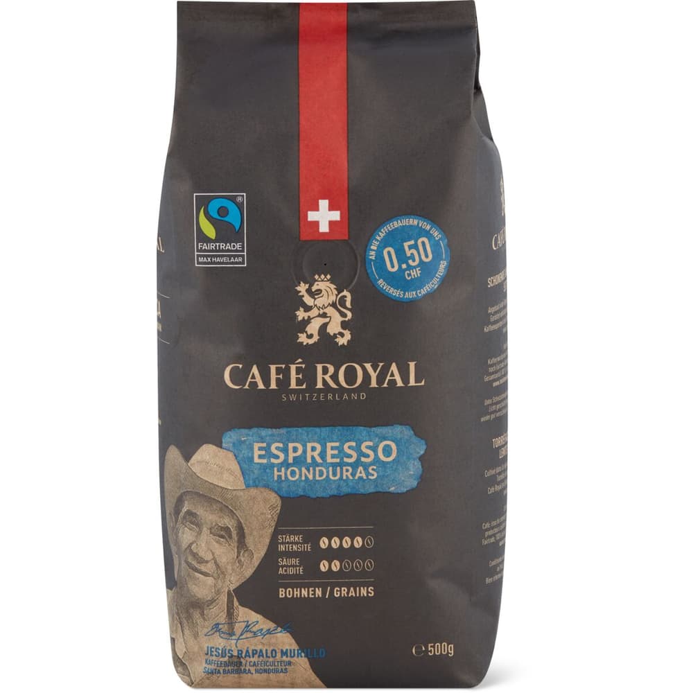 Café Royal Honduras · Coffee beans · Espresso • Migros