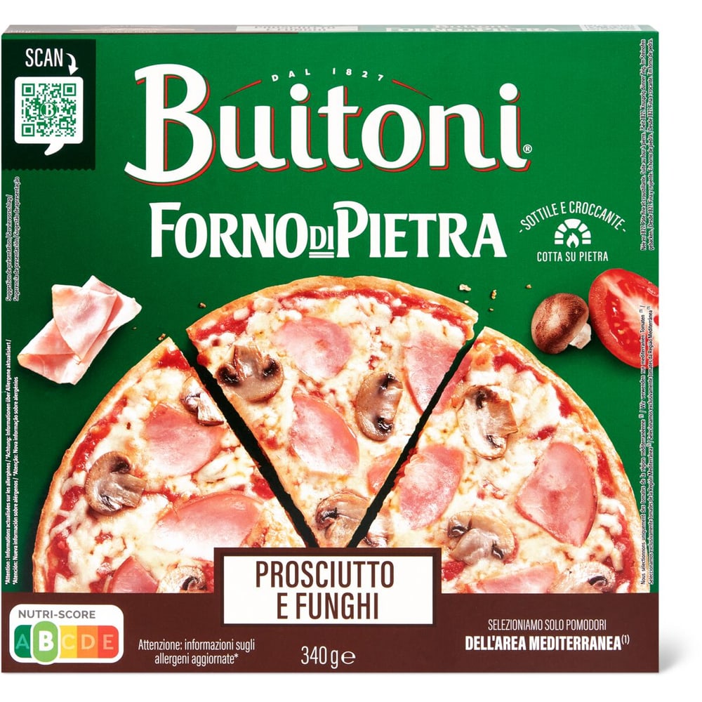 Pizza Prosciutto Formaggio Buitoni Forno di Pietra