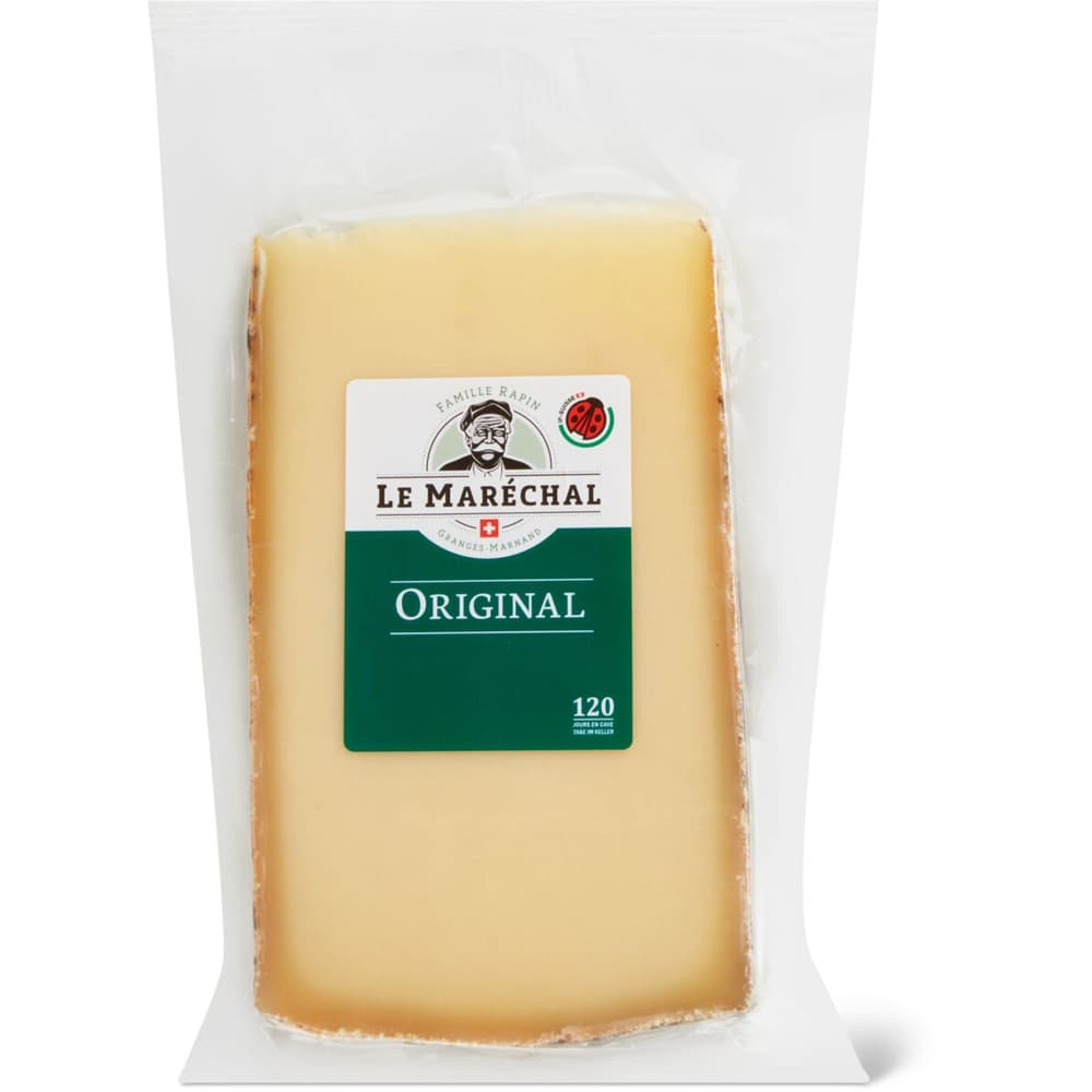 Le Maréchal Ip Suisse · Fromage Suisse à Pâte Mi Dure Gras Au Lait Cru • Migros 