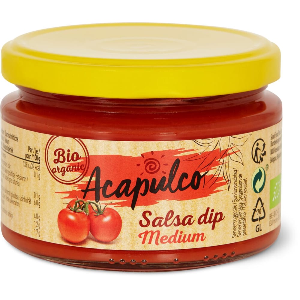 Kaufen Acapulco Bio Salsa Dip Medium • Migros
