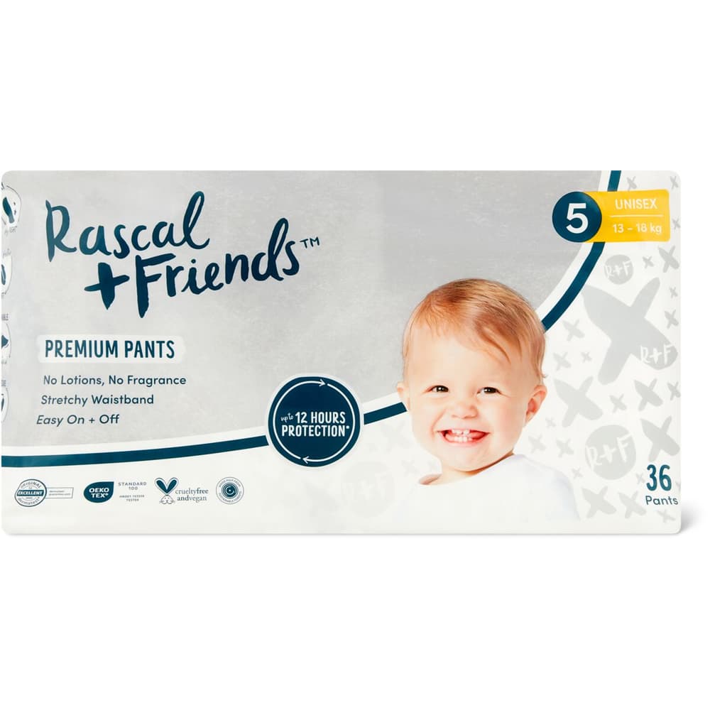Buy Rascal + Friends Nappy Pants Size 5 Walker Jumbo 50 pack