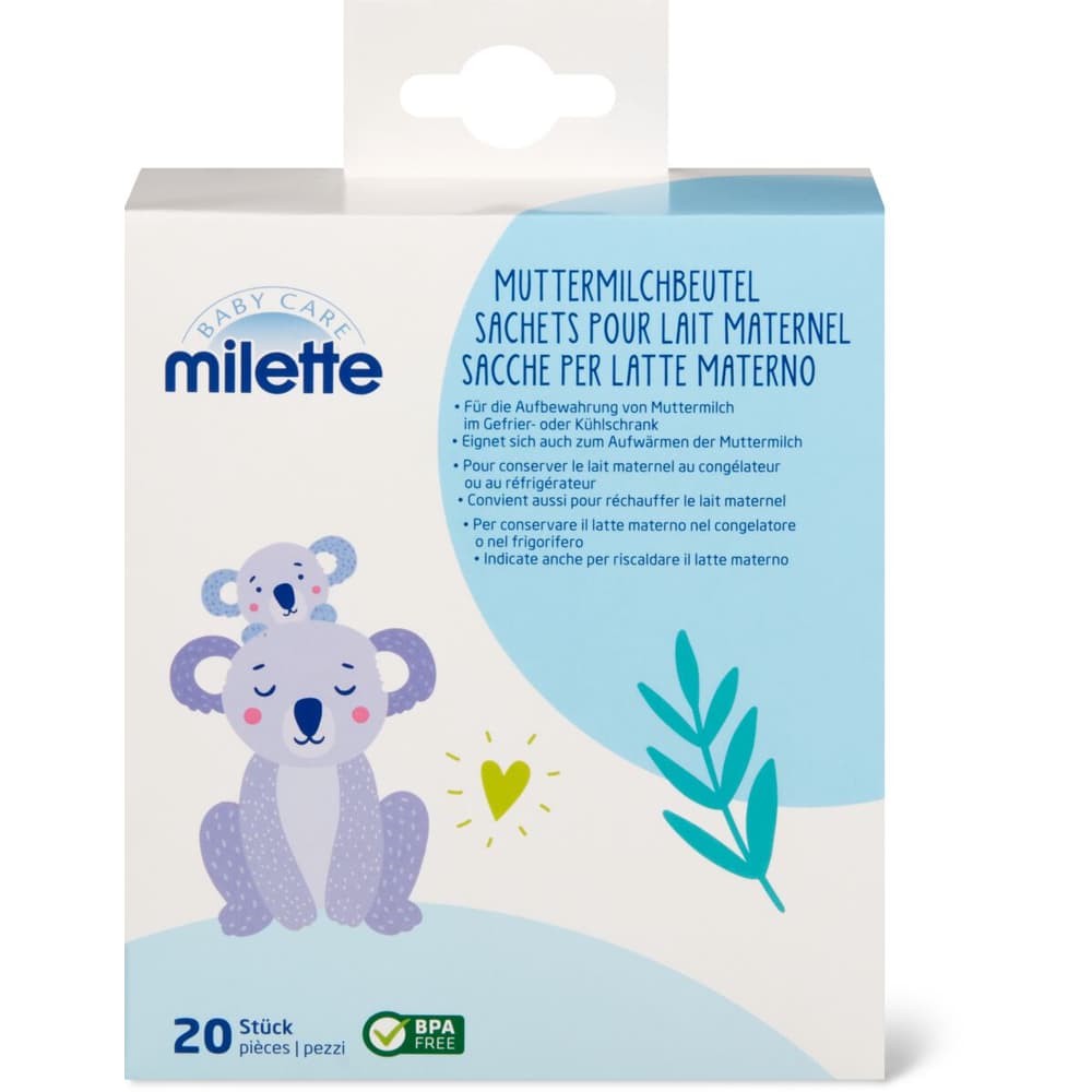 Momcozy Muttermilchbeutel 120 Stück - Praktisch Zum Einfrieren