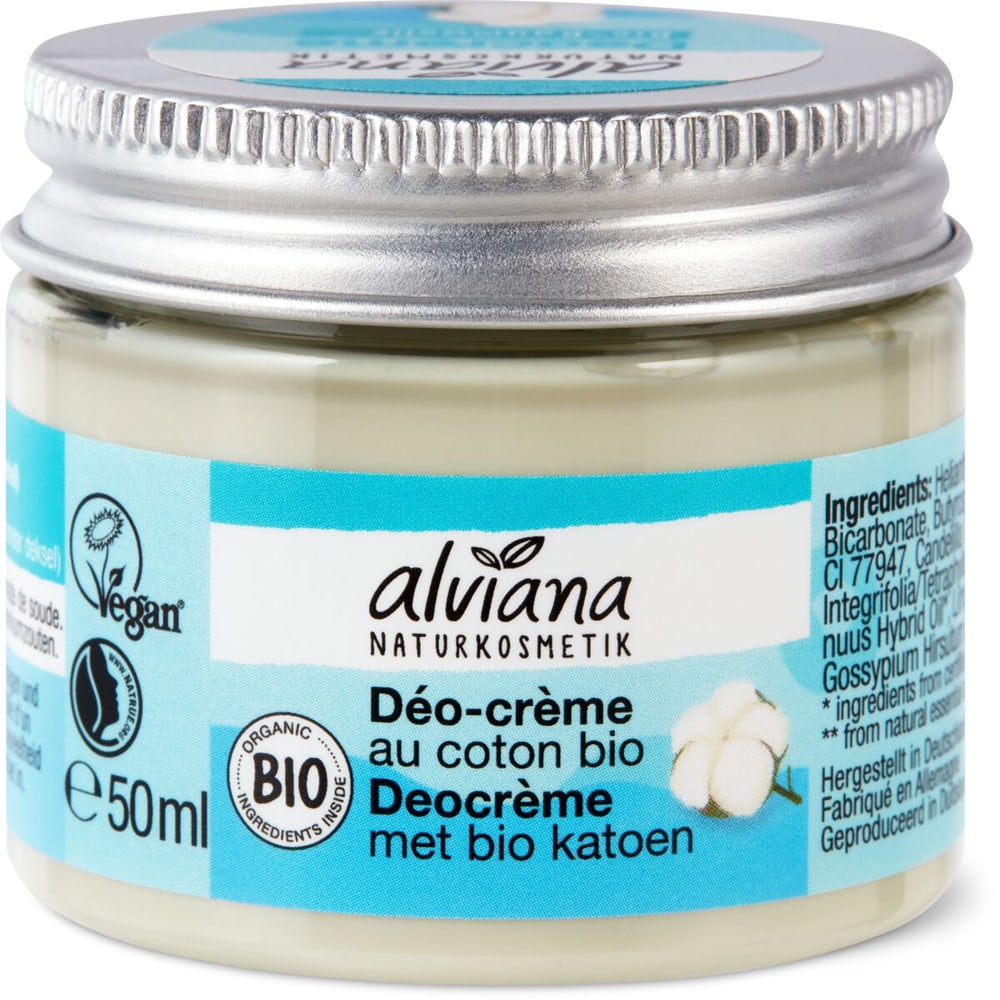 alviana Naturkosmetik Deodorante in Crema alla Salvia Bio, 50 ml - Ecco  Verde Svizzera