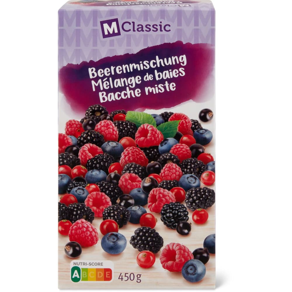 M-Classic · Berry mixture unsweetened · Blackberries wild - Raspberries ...