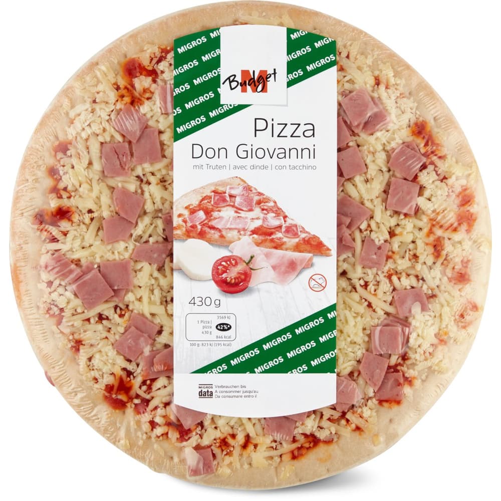 MBudget · Pizza avec dinde · Don Giovanni • Migros