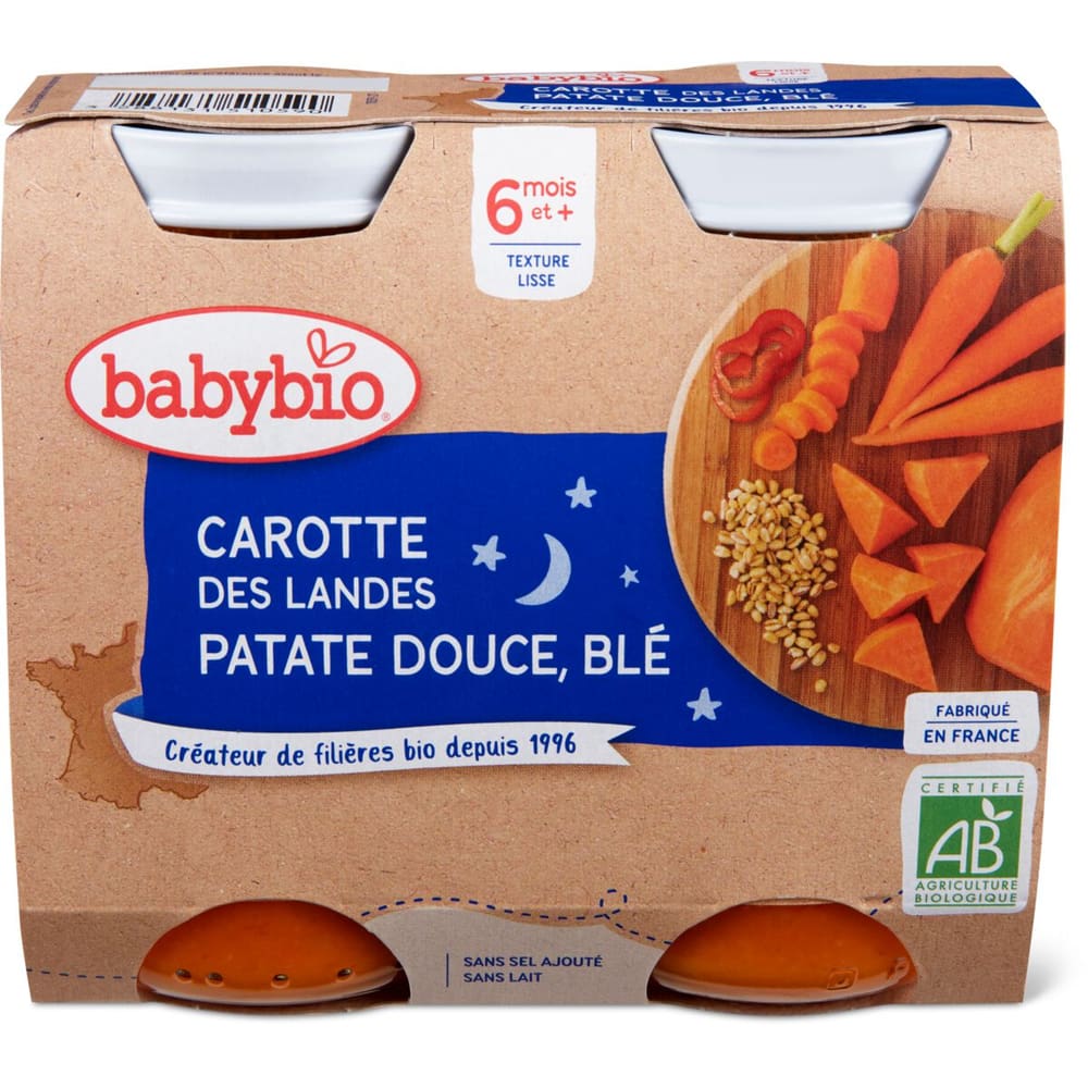 babybio · Babybio Karotte Süsskartoffel Weizen • Migros