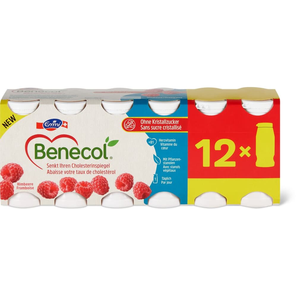 Emmi Benecol · Yogurt drink · Raspberry • Migros