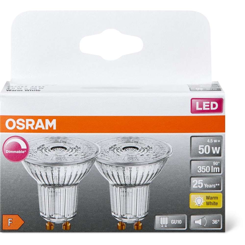 Vend tilbage Mægtig møde Buy Osram Led · Light bulb · PAR16 50W GU10 DIM DUO • Migros