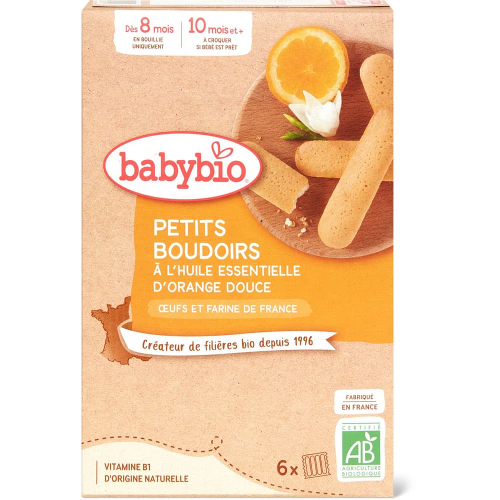Achat Babybio · Petits boudoirs à l'huile essentielle d'orange douce · Dès  8 mois • Migros