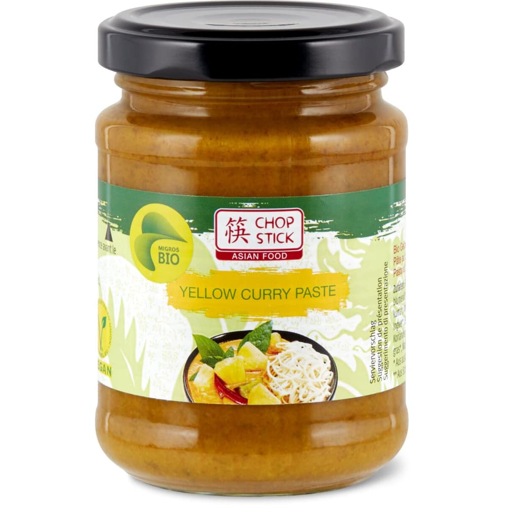 Pâte de curry jaune - Bio