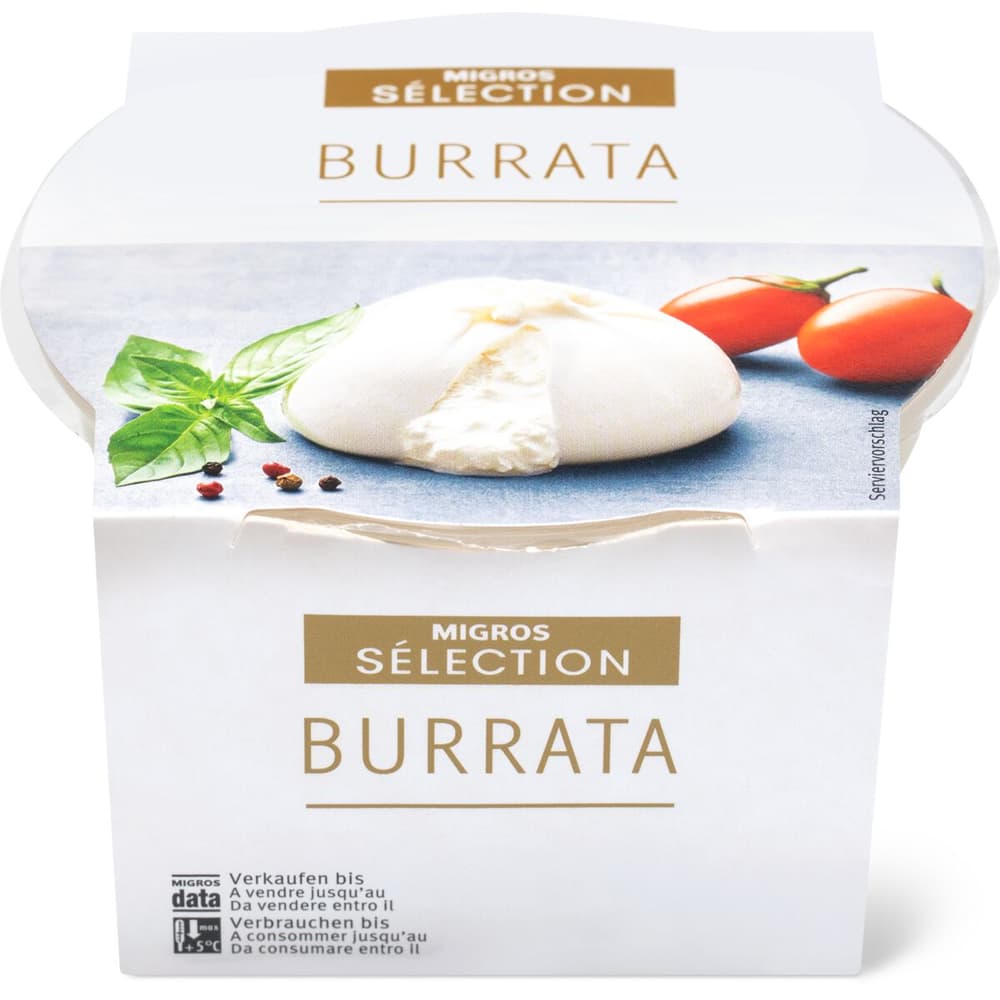 Sélection · Burrata • Migros
