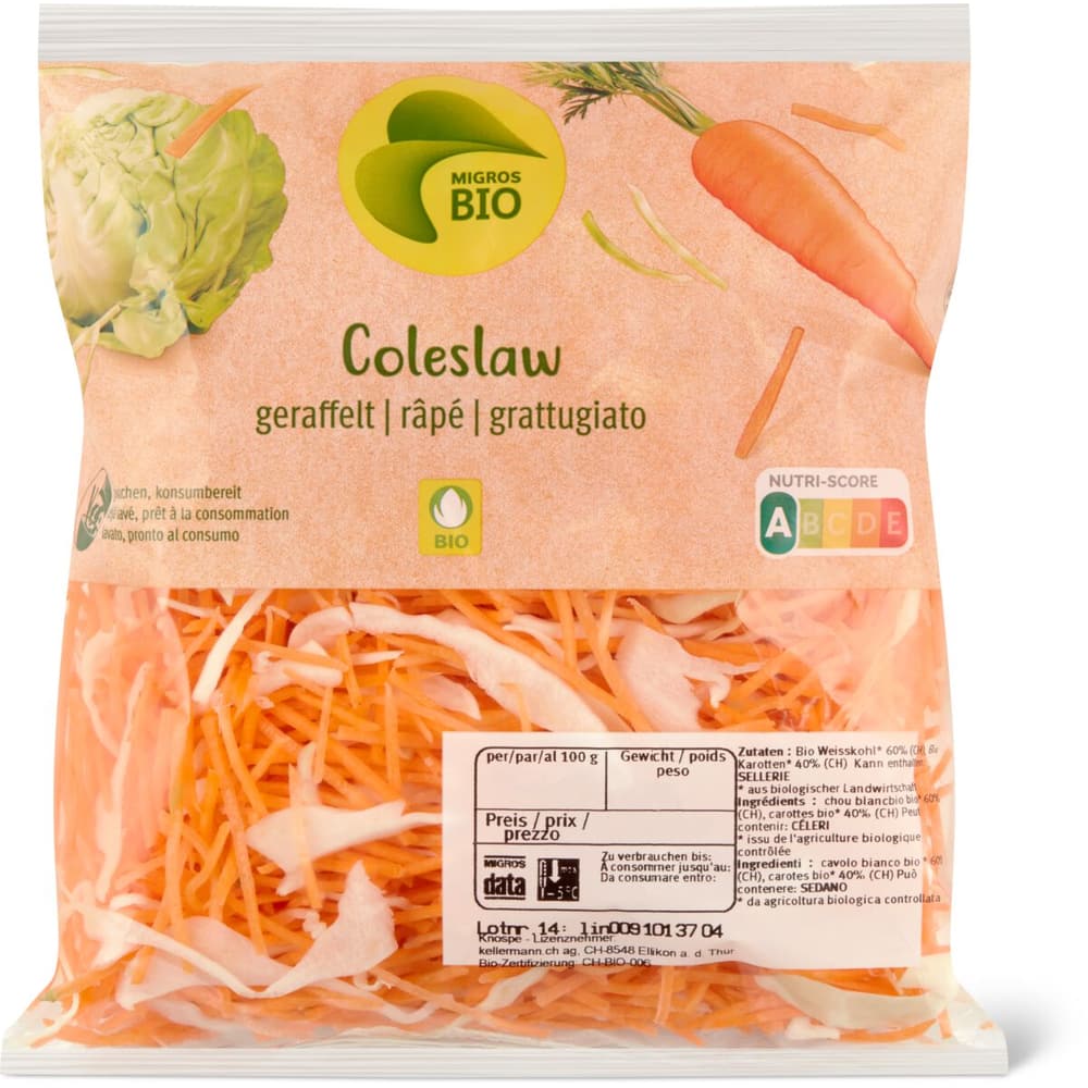 Kaufen Migros Bio · Coleslaw · geraffelt • Migros