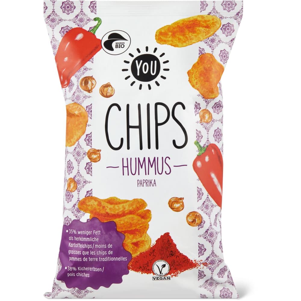 You · Chips hummus · paprika • Migros