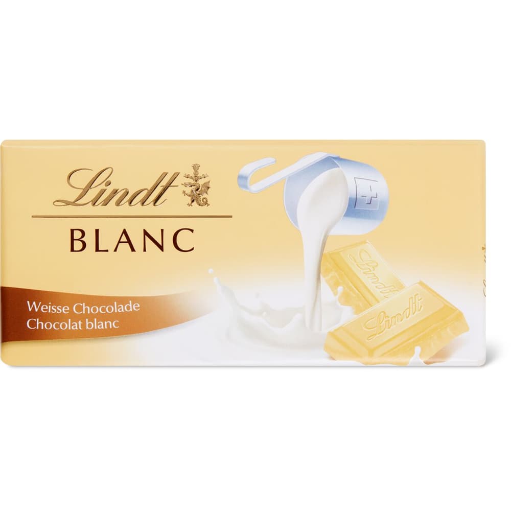 Tablette LINDOR au chocolat Blanc 100g