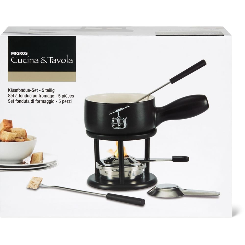 Mini Fondue-Set, 5 pièces